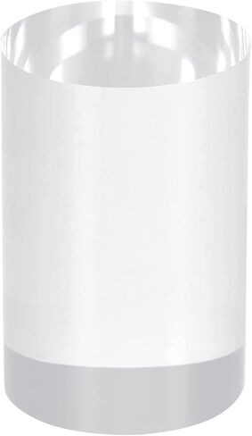 MECCANIXITY Clear Acrylic Solid Cylinder Round Display Riser, 2.4 inches (Height) x 1.6 inches (Diameter), for Showing Your Collectibles, Cosmetics in Saudi Arabia