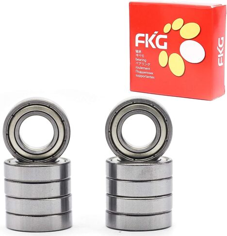 FKG 6902-ZZ 15x28x7mm محمل كرة أخدود عميقة محمل دروع معدنية مزدوجة مشحم مسبقًا 10 قطع in Saudi Arabia