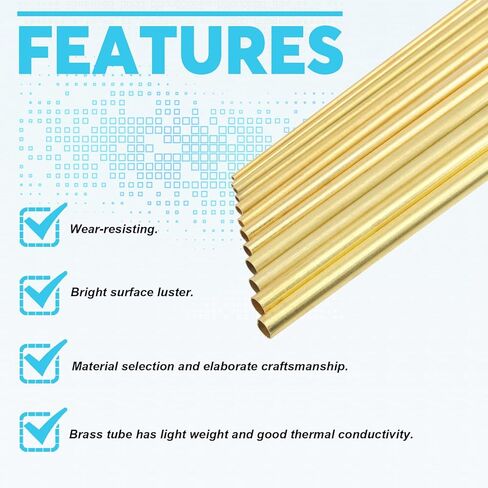 12 قطعة 6 أحجام النحاس أنبوب دائري أنابيب الأنابيب غير الملحومة 300 مللي متر طول 0.2 مللي متر سمك الجدار 1 مللي متر 1.5 مللي متر 2 مللي متر 2.5 مللي متر 3 مللي متر 3.5 مللي متر OD in Kuwait