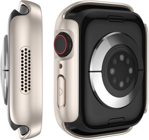 [2024 Honeycomb Design] Kedoushi 3 Pack Waterproof Case for Apple Watch Series 6 5 4 SE 40mm with Tempered Glass Screen Protector, Protective Face Cover for iWatch 40 mm Black/Black/Clear in Saudi Arabia