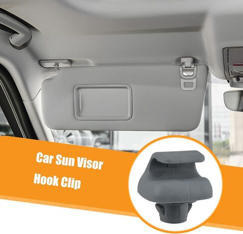 2 Pcs Interior Sun Visor Hook Clip Bracket, Car Sunvisor Retainer Hanger Replacement Parts, Part Number 88217S01A01ZA 88217S04003ZA for Honda Civic Fit Odyssey Accord Ridgeline Pilot CR-V in Saudi Arabia