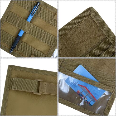 منظم حاجب الشمس للسيارة، حامل حقيبة تخزين لوحة حاجب تكتيكي، جيب ظلة من النايلون مع حزام فيلكرو للنظارات الشمسية لبطاقة القلم، ملحقات داخلية عالمية لشاحنة السيارة SUV (أخضر) in Kuwait