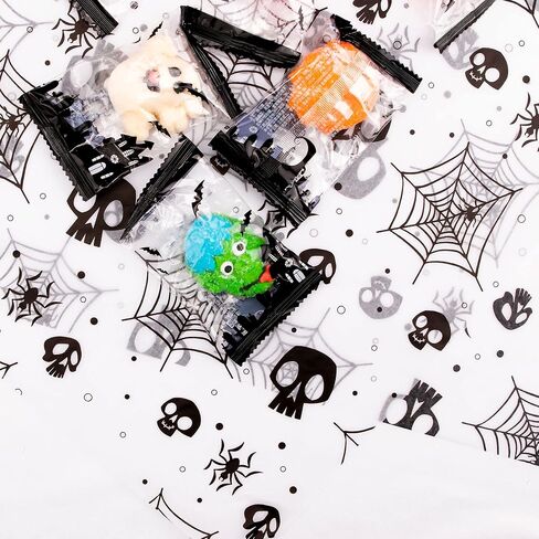 MR FIVE 30 Sheets Halloween Tissue Paper Bulk,20" x 28",Halloween Wrapping Tissue Paper for Gift Bags,White Tissue Paper with Black Spider Web Pattern,Tissue Paper for Halloween Party in Saudi Arabia