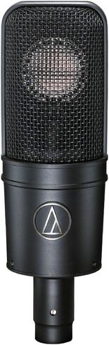 Audio-Technica AT4040 Side Address Cardioid Condenser Microphone Bundle with Boom Mic Stand, 10-Foot XLR Cable, and Polishing Cloth in Saudi Arabia