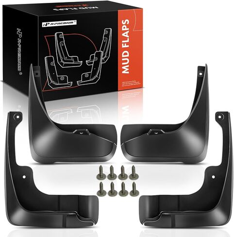 A-Premium Set of 4PCS Mud Flaps Splash Guards Mudguards Mudflaps with Hardware Kits Accessory Compatible with Toyota Camry, 2007-2011, Sedan, (Not fit SE), Black Color, Front LH RH and Rear LH RH in Saudi Arabia