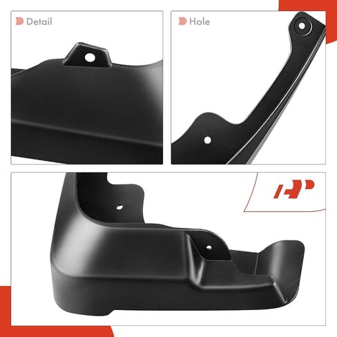 A-Premium Set of 4PCS Mud Flaps Splash Guards Mudguards Mudflaps with Hardware Kits Accessory Compatible with Toyota Camry, 2007-2011, Sedan, (Not fit SE), Black Color, Front LH RH and Rear LH RH in Saudi Arabia
