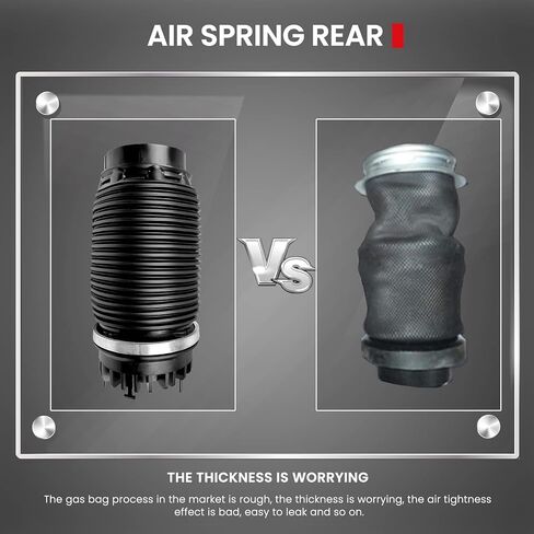 حقيبة زنبركية للتعليق الهوائي الخلفي VIGOR 4877136AB متوافقة مع سيارة دودج رام 1500 2013-2020، رقم OEM 4877136AA، 68248948AA in Kuwait