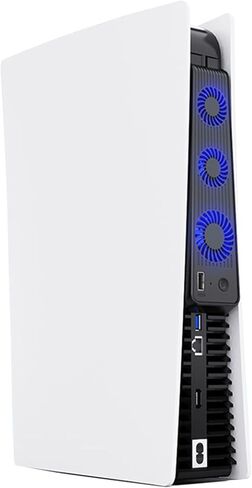 مروحة تبريد لملحقات PS5، مع نظام تبريد USB ممتد فعال متوافق مع قرص وحدة التحكم Playstation 5 والإصدار الرقمي in Kuwait