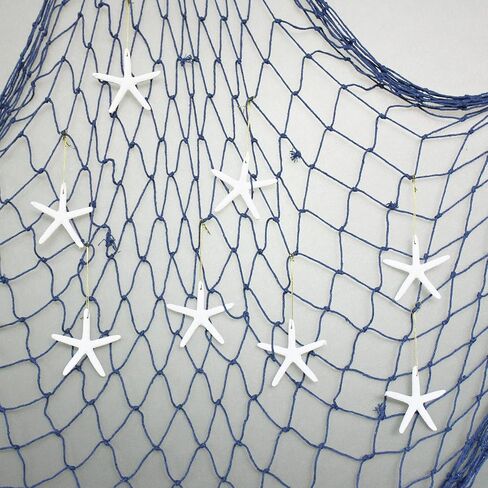 25 قطعة من نجم البحر الراتنج مقاس 3.15 بوصة مع حبل لشجرة الكريسماس المعلقة على الشاطئ وديكور منزلي للزفاف والحرف اليدوية (بيج) in Kuwait