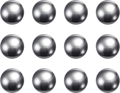 12pcs Precision Balls 14.5mm Diameter G10 Chrome Steel Ball for Bearings, Silver in Saudi Arabia