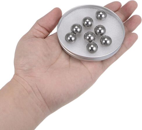 12pcs Precision Balls 14.5mm Diameter G10 Chrome Steel Ball for Bearings, Silver in Saudi Arabia