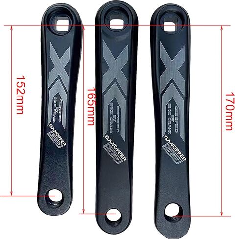 GANOPPER 152mm Mountain Bike Cranksets Square Taper MTB Crankset 8s Triple Crank Set 18 21 24 Speed Bicycle Chainset 152 with Chainwheel Bash Guard in Kuwait