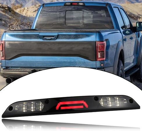 High Mount Stop Lights LED Third Brake Light Compatible with Ford 2015-2020 F150, 2017-up F250 F350, 2019-up Ranger, Maverick 2022-up Rear LED 3rd Brake Lamp (Double line Style) in Saudi Arabia