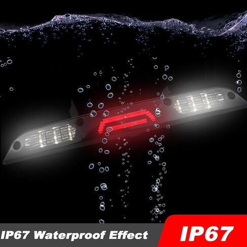 High Mount Stop Lights LED Third Brake Light Compatible with Ford 2015-2020 F150, 2017-up F250 F350, 2019-up Ranger, Maverick 2022-up Rear LED 3rd Brake Lamp (Double line Style) in Saudi Arabia