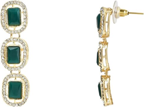 I Jewels Gold Plated Indian Wedding Bollywood Stone Choker Necklace Jewellery With Earring & Maang Tikka Set For Women & Girls in Saudi Arabia