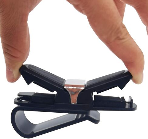 8 قطع من حوامل النظارات من رون يونج لواقي الشمس للسيارة وحامل النظارات الشمسية ومشبك تعليق النظارات للسيارة، حامل نظارات السيارة بمشبك مزدوج الأطراف مع مشبك بطاقة التذكرة in Kuwait