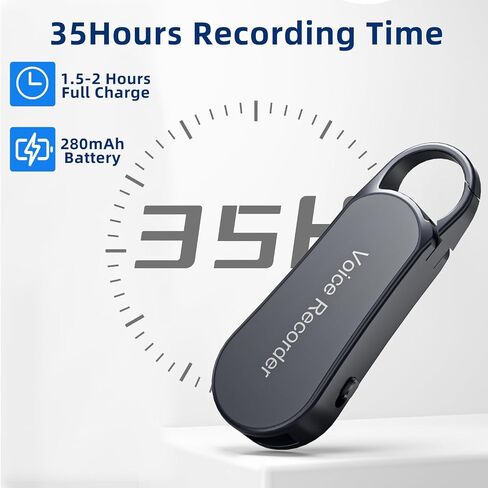 126GB Voice Recorder, Digital Voice Recorder with Noise Reduction and USB-C Port for Work Lectures Meetings Interviews in Saudi Arabia
