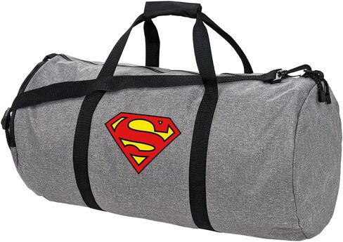 Superman Classic S-Shield Logo Lightweight Duffel Bag for Sports and Gym Packable for Travel in Saudi Arabia