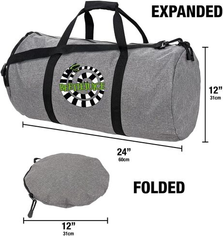Superman Classic S-Shield Logo Lightweight Duffel Bag for Sports and Gym Packable for Travel in Saudi Arabia