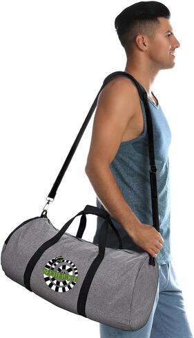 Superman Classic S-Shield Logo Lightweight Duffel Bag for Sports and Gym Packable for Travel in Saudi Arabia