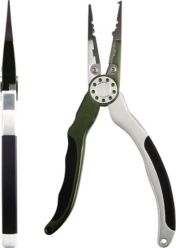 Professional Saltwater/Freshwater Fishing Pliers Hook Remover Fishing Line Cutters with Sheath and Lanyard in Saudi Arabia
