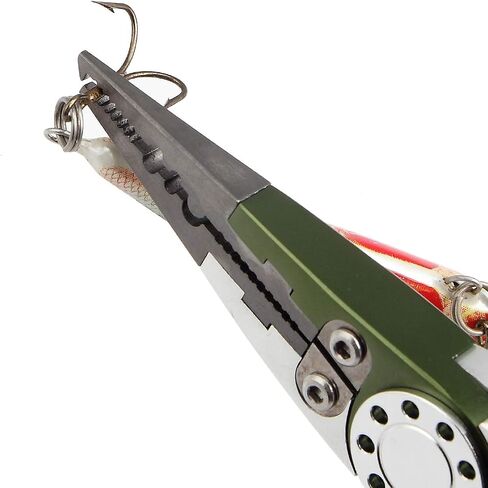 Professional Saltwater/Freshwater Fishing Pliers Hook Remover Fishing Line Cutters with Sheath and Lanyard in Saudi Arabia
