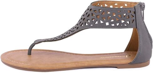 Women's Thong Flat Sandals T-Strap Sandals Ankle Strap Strappy Sandals Summers Sandals in Saudi Arabia