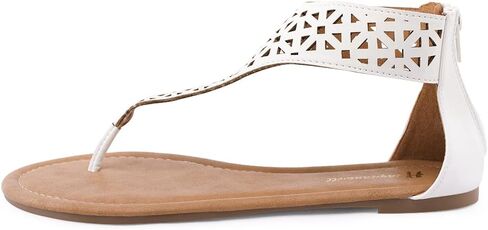 Women's Thong Flat Sandals T-Strap Sandals Ankle Strap Strappy Sandals Summers Sandals in Saudi Arabia