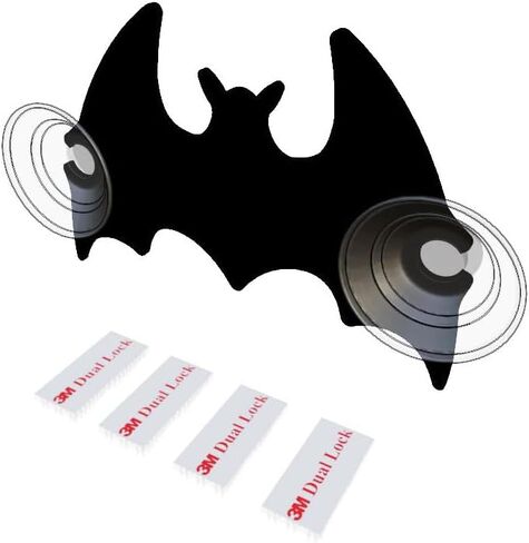 حامل EZ-Pass وI-Pass وFastrak - أبيض - قوي للغاية - تتضمن شرائط لاصقة - حامل جهاز إرسال واستقبال على الطرق (عبوة واحدة) in Kuwait