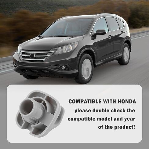 2PCS Sun Visor Clip,Durable Car Visor Clip Hook Replacement OEM#88217S01A01ZA,88217S04003ZA,Premium Car Visor Accessories Compatible with Honda Civic Accord Odyssey (Gray) in Saudi Arabia