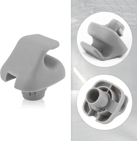 2PCS Sun Visor Clip,Durable Car Visor Clip Hook Replacement OEM#88217S01A01ZA,88217S04003ZA,Premium Car Visor Accessories Compatible with Honda Civic Accord Odyssey (Gray) in Saudi Arabia