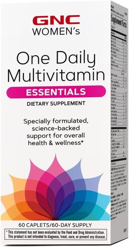 GNC Women's One Daily Multivitamin Essentials - 60 Caplets (60 Servings) in Saudi Arabia