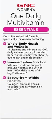 GNC Women's One Daily Multivitamin Essentials - 60 Caplets (60 Servings) in Saudi Arabia