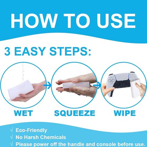 Special Cleaning Sponges for PS4 PS5 Controller Cleaning Sponges for PS4 PS5 Handle in Saudi Arabia