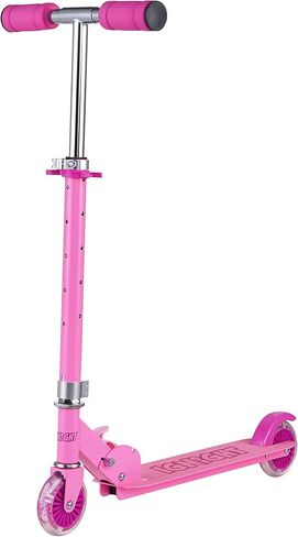 Voyager 2 Wheel Kick Scooter with Light Up Wheels and T-bar – Foldable, Non-Slip Deck, Comfortable & Smooth Ride in Saudi Arabia