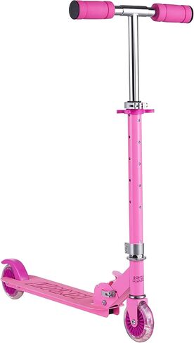 Voyager 2 Wheel Kick Scooter with Light Up Wheels and T-bar – Foldable, Non-Slip Deck, Comfortable & Smooth Ride in Saudi Arabia
