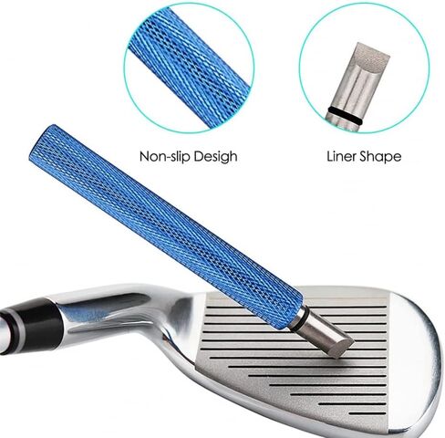 3 قطع مبراة نادي الجولف 1 فرشاة نادي الجولف مزدوجة الجوانب قابلة للسحب و2 مبراة أخدود نادي الجولف منظف أدوات إعادة الحز لتنظيف الأخاديد والفجوات ونوادي الجولف والمكاوي والرمل واللوب in Kuwait