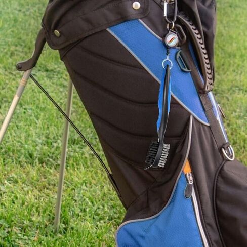 3 قطع مبراة نادي الجولف 1 فرشاة نادي الجولف مزدوجة الجوانب قابلة للسحب و2 مبراة أخدود نادي الجولف منظف أدوات إعادة الحز لتنظيف الأخاديد والفجوات ونوادي الجولف والمكاوي والرمل واللوب in Kuwait