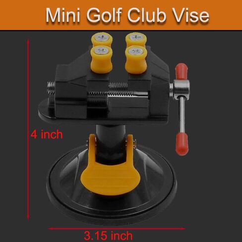 Golf Club Shaft Clamp, Golf Club Vise Clamp, Mini Club Grip Remover Gripping Tool, Professional Golf Grip Replacement Accessories in Saudi Arabia