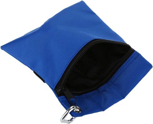 Dioche Golf Tee Pouch, Professional Zippered Golf Tee Ball Storage Bag, Portable Golf Ball Accessory Pouch with Carabiner in Saudi Arabia
