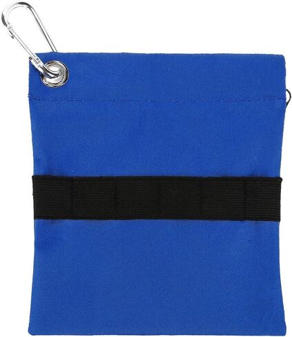 Dioche Golf Tee Pouch, Professional Zippered Golf Tee Ball Storage Bag, Portable Golf Ball Accessory Pouch with Carabiner in Saudi Arabia