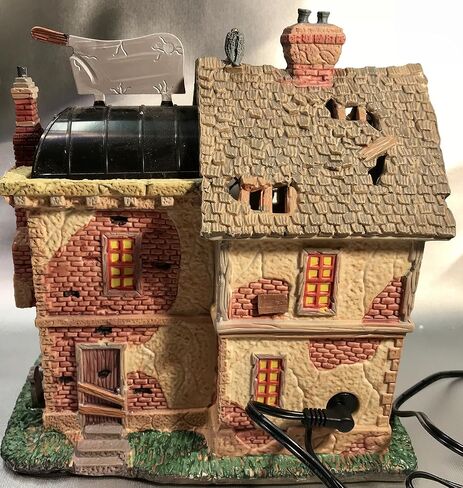 Lemax Spooky Town The Butcher Shop with Adaptor # 85663 in Saudi Arabia