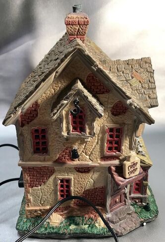 Lemax Spooky Town The Butcher Shop with Adaptor # 85663 in Saudi Arabia