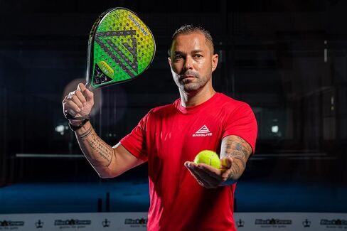 Adults Padel Racket - Professional Grade Carbon Fibre Paddle Rackets - Light & Strong -Includes Branded Protective Racket Bag in Saudi Arabia