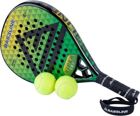 Adults Padel Racket - Professional Grade Carbon Fibre Paddle Rackets - Light & Strong -Includes Branded Protective Racket Bag in Saudi Arabia