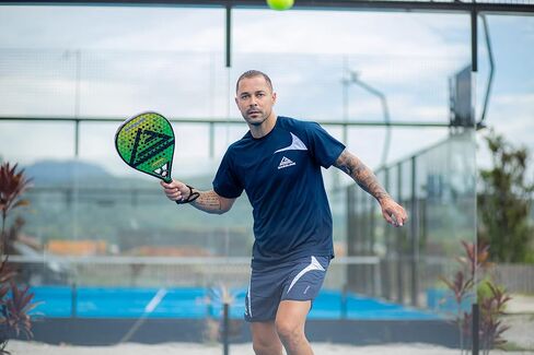 Adults Padel Racket - Professional Grade Carbon Fibre Paddle Rackets - Light & Strong -Includes Branded Protective Racket Bag in Saudi Arabia