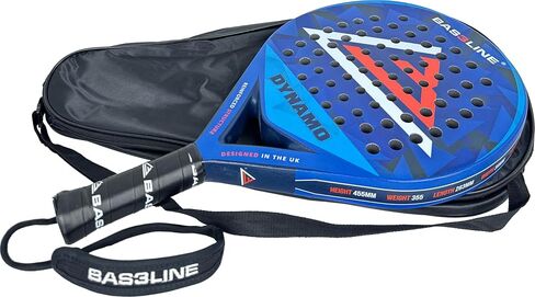 Adults Padel Racket - Professional Grade Carbon Fibre Paddle Rackets - Light & Strong -Includes Branded Protective Racket Bag in Saudi Arabia