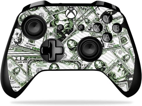 MightySkins Carbon Fiber Skin for Microsoft Xbox One X Controller - Cartoon Mania | Protective, Durable Textured Carbon Fiber Finish | Easy to Apply, Remove, and Change Styles | Made in The USA in Saudi Arabia