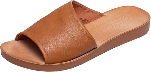 Antelope Women's Ami Leather Flat Sandals in Saudi Arabia