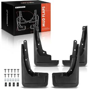 A-Premium Set of 4PCS Mud Flaps Splash Guards Mudflaps W/Hardware Accessories - Compatible with Ford Maverick 2022 2023 2024, Crew Cab Pickup - No Drilling Required, Front & Rear